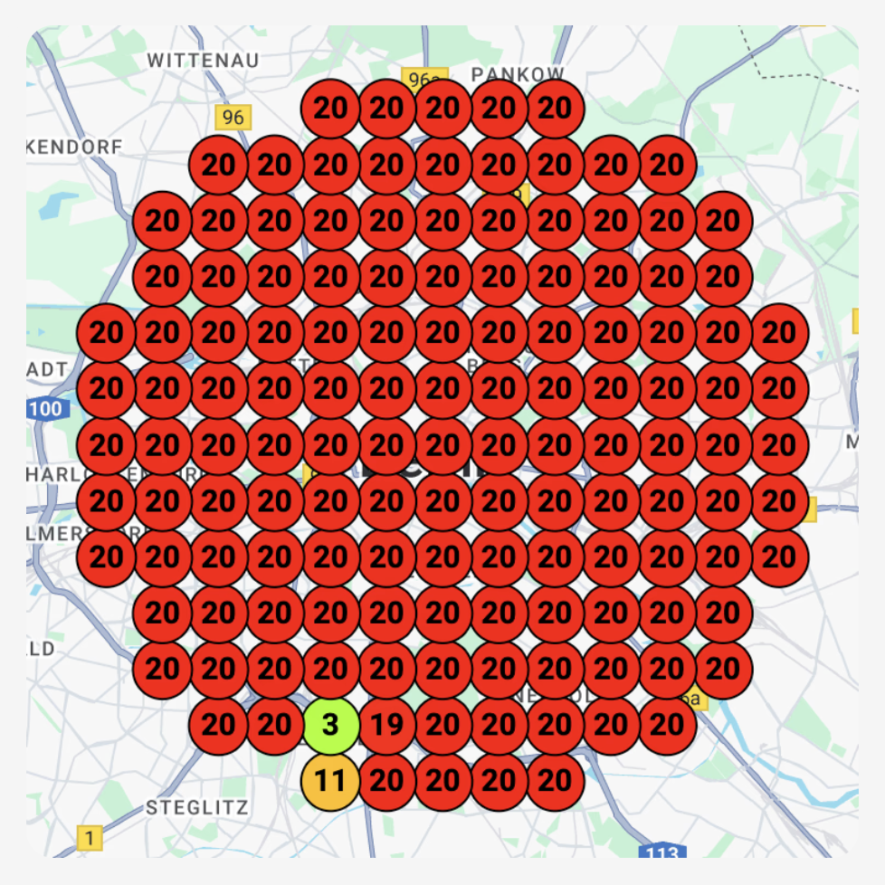 Google Business Profile optimization ranking map before optimization